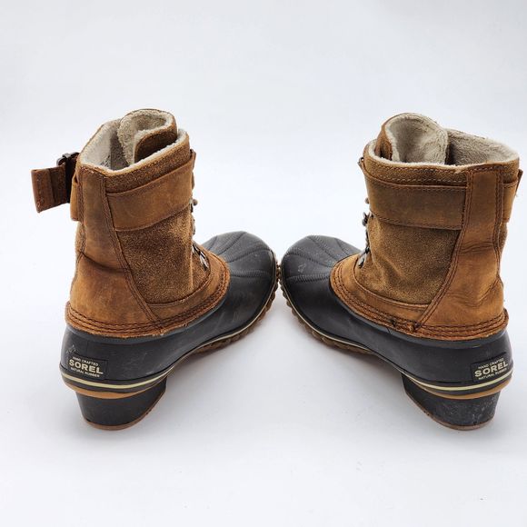 Sorel Winter Fancy Lace II Waterproof Mid Calf Boots Size 8 - Picture 6 of 9